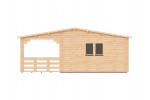 Spiddal Log Cabin 7.05m x 8m - 1 Bed